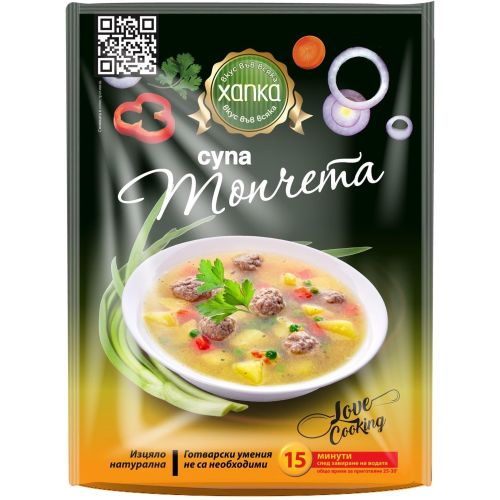 Хапка замразена супа топчета (320 г)