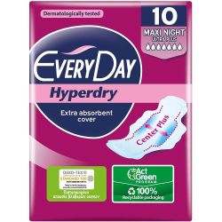Everyday Hyperdry Maxi Night дамски превръзки (10 бр.)