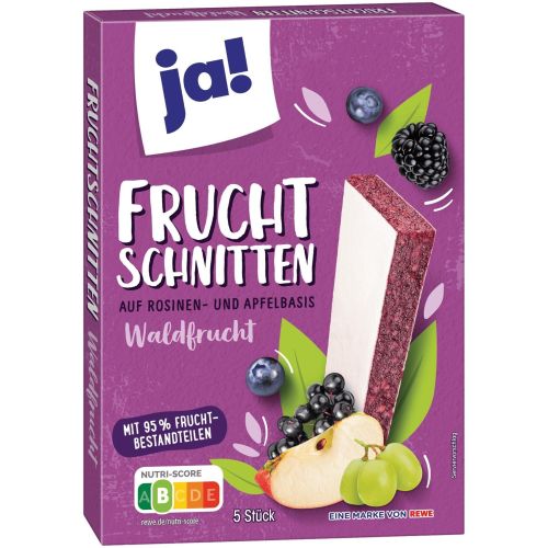 JA! плодов бар с горски плодове, 5 бр. (150 г)