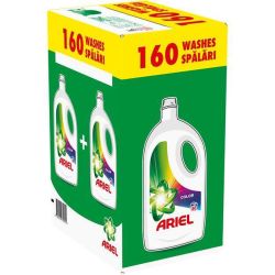 Ariel Color течен перилен препарат за цветни тъкани, 160 пранета, 2 бр. × 3.6 л (7.2 л)