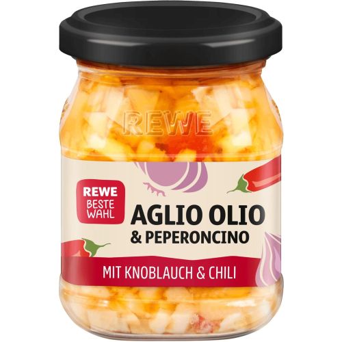 REWE чесново олио с чесън и чили (100 г)