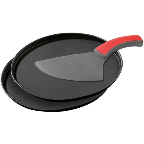 Fackelmann комплект 2 тави за пица и резец, тефлон (1 бр.)