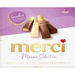 Merci Mousse Selection шоколадови бонбони с мус (210 г)