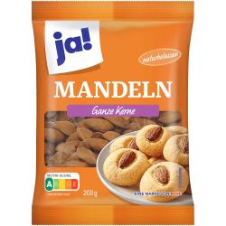 Ja! цели сурови бадеми (200 г)