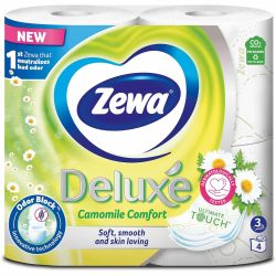 Zewa Deluxe Camomile Comfort трипластова тоалетна хартия (4 бр.)