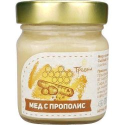 Тръвна мед с прополис (240 г)