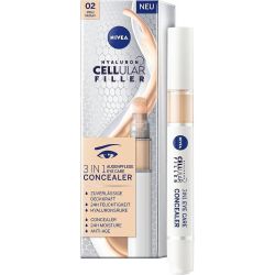 Nivea Cellural Filler 3в1 околоочен крем коректор, среден (4 мл)