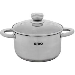 Brio Metallica иноксова тенджера, 24 см, 5.3 л (1 бр.)