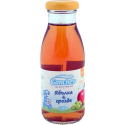Ганчев сок ябълка и грозде, 4+ месеца (250 мл)