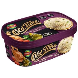 Изида Old Time сладолед фъстъчено масло и смокини (750 мл)