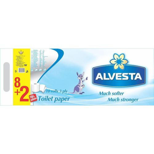 Alvesta трипластова тоалетна хартия (10 бр.)