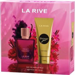 La Rive Sweet Velvet подаръчен комплект парфюмна вода 90 мл, душ гел 100 мл (1 бр.)