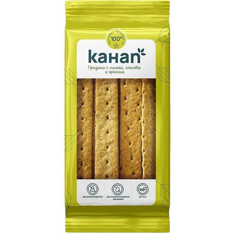 Канап веган гризини с лимец, спелта и грахам (150 г)