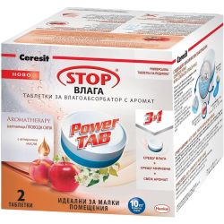 Cerasit таблетки за влагоабсорбатор, праскова и ябълка, 2 бр. х 300 г (1 бр.)