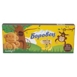 Боровец кексче с бананов пълнеж, 4 бр. (120 г)