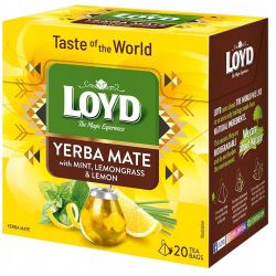 Loyd плодов чай йерба мате, мента и лимон, 20 бр. (40 г)