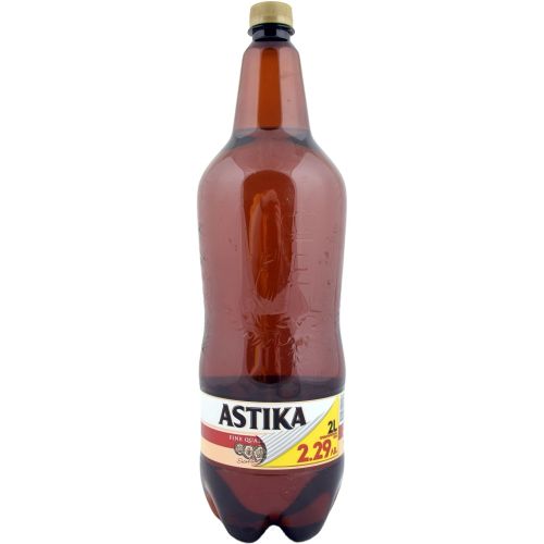 Astika светла бира, PET (2 л)