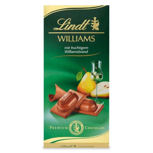 Lindt шоколад с круши Уилямс (100 г)