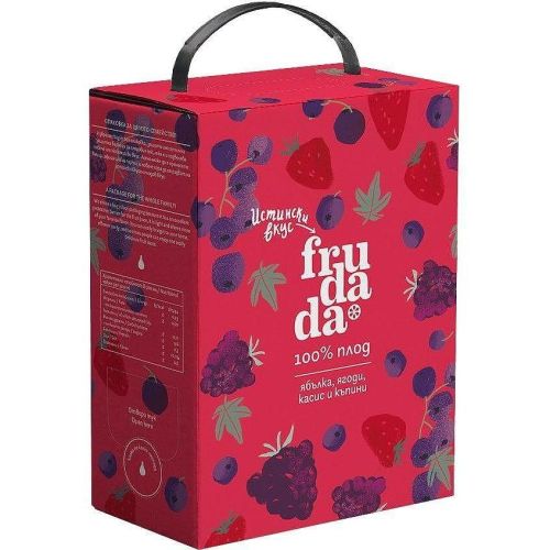 Frudada сок ябълка, ягоди, касис и къпини (2 л)