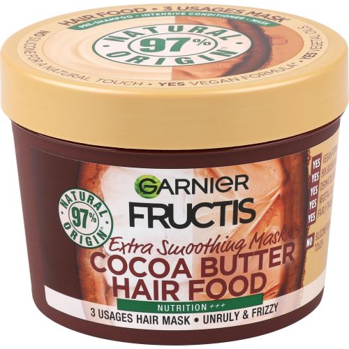 Garnier Fructis Hair Food маска с тройна употреба с какаово масло (390 мл)