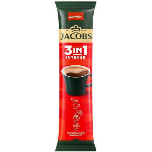 Jacobs Intense 3in1 разтворимо кафе (11.1 г)