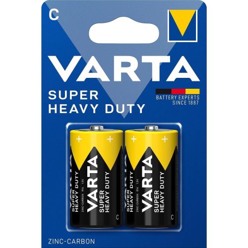 Varta Super Heavy Duty цинкови батерии C (2 бр.)
