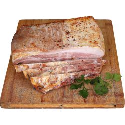 Hit Max печен деликатес от свински гърди с кост, на килограм (1 кг)