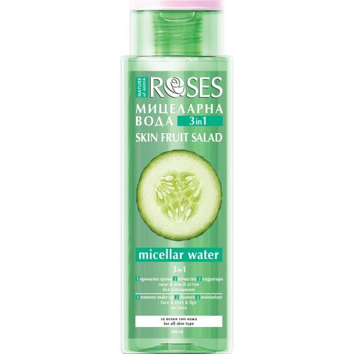 Nature of Agiva Roses мицеларна вода с розова вода и краставица (400 мл)