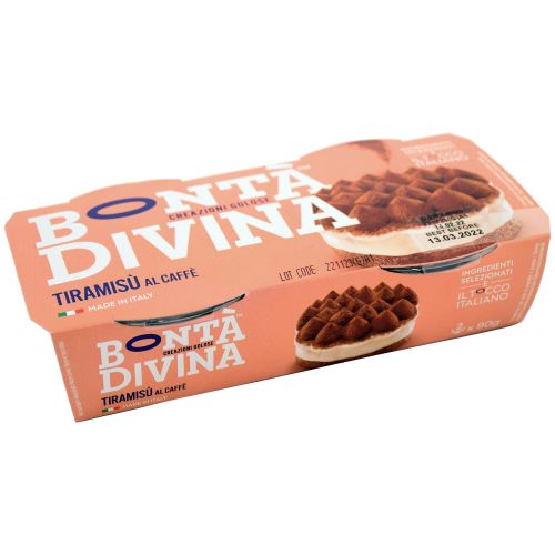 Bonta Divina тирамису, 2 бр. х 90 г (180 г)