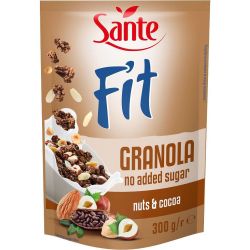 Sante Granola Fit мюсли с ядки и какао (300 г)