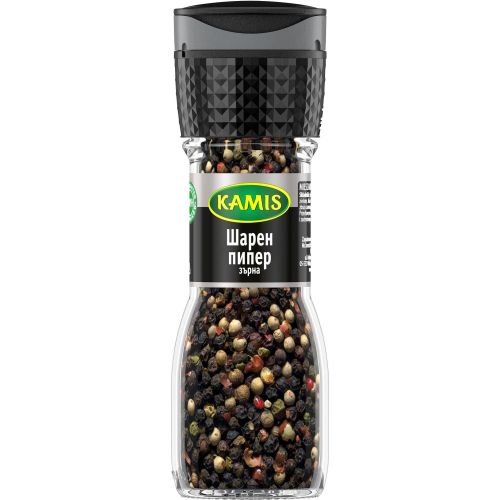 Kamis шарен пипер зърна, мелничка (36 г)