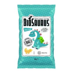 Biosaurus био печен царевичен снакс с морска сол (50 г)