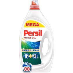 Persil Active Gel Deep Clean течен перилен препарат, 88 пранета (3.96 л)