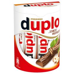 Duplo млечен шоколад с лешници, 10 бр. х 18.2 г (182 г)