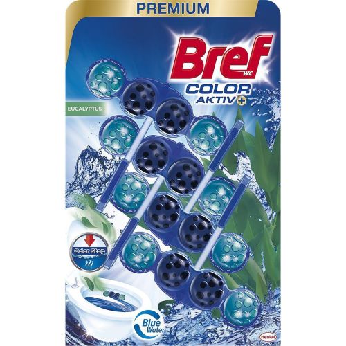 Bref Color Aktiv Eucalyptus ароматизатор за тоалетна, 4 бр. х 50 г (50 г)