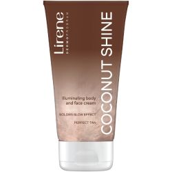 Lirene Perfect Tan Coconut Shine крем за тяло и лице (150 мл)
