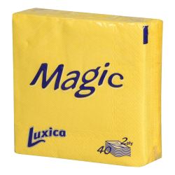 Luxica Magic цветни салфетки , 2 пласта, 33х33 см, 40 бр. (40 бр.)