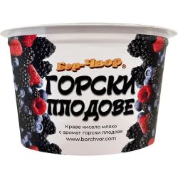 Бор Чвор плодово кисело мляко с горски плодове (200 г)