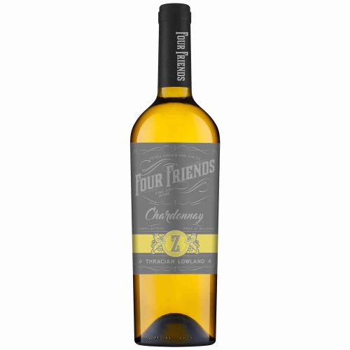 Four Friends бяло вино шардоне (750 мл)