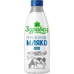 Здравец прясно краве мляко 1.5% (1 л)