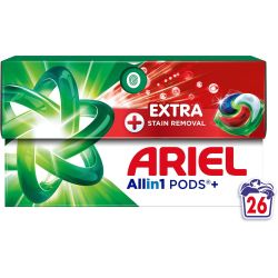 Ariel Extra Stain Removal капсули за пране, 26 пранета (26 бр.)