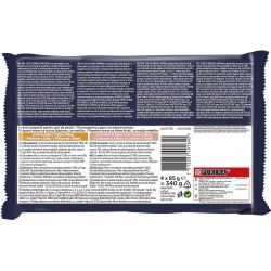 Purina Felix храна за малки котенца, грил в желе, пиле и сьомга, 4 бр. х 85 г (340 г)