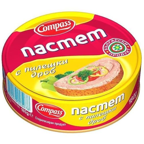 Компас пастет с пилешки дроб (180 г)
