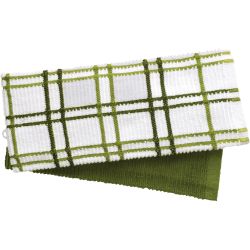 Dilios кухненски кърпи, 2 бр., цвят зелено