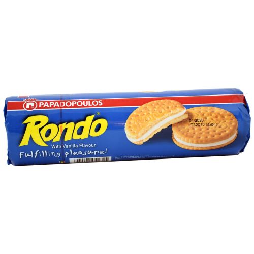 Papadopoulos Rondo бисквити с ванилов крем (250 г)