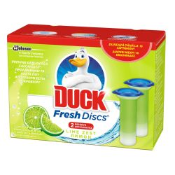 Duck Fresh Discs дискове за тоалетна лимон, пълнител, 2 бр. х 36 мл (72 мл)
