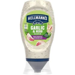 Hellmann's Garlic & Herb лют сос с чесън (250 мл)