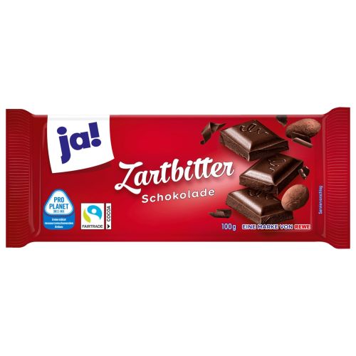 JA! натурален шоколад (100 г)