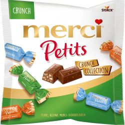Merci Petits Crunch Collection хрупкави шоколадови бонбони (125 г)