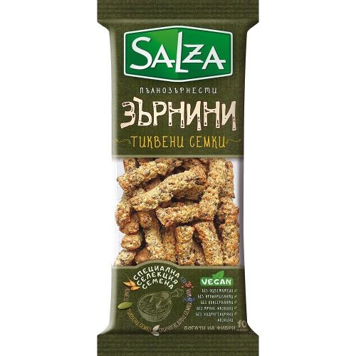 Salza пълнозърнести зърнини с тиквено семе (180 г)